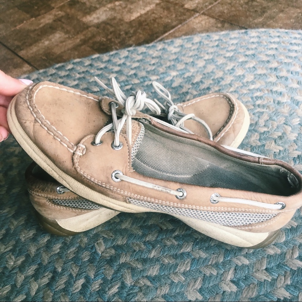 Leather Sperrys size 8 W